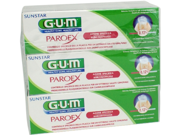 GUM Paroex tooth gel 0.12% 6x75ml
